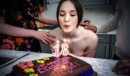 Zu ihrem Geburtstag brachten die Rodaks dem Küken ein Auto und einen Bräutigam