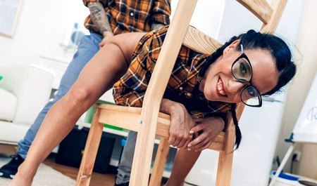 Sex mit Nikki Foxx mit einer Freundin mit riesigem Schwanz