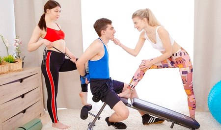 Fitness ist gut, aber russische Gruppenpornos sind noch besser ...