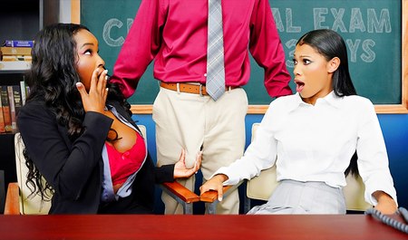 Auf der einen Seite gibt es einen Interracial-Gangbang, auf der anderen Seite immer noch das Bildungsministerium