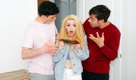 Sie griff dazu, ihre Stiefbrüder zu bestehlen und zahlte den Schaden vollständig zurück.