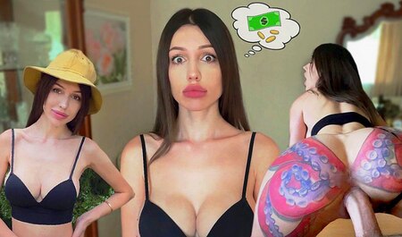 Eine junge Studentin wird von ihrem Chef gefickt, um Geld zu verdienen...