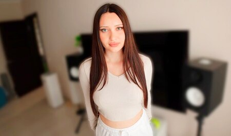 Liebe machen bei einem Erotikcasting mit einem schönen Mädchen mit großem Arsch